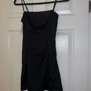 Aritzia Sunday Best Shimmer Satin Dress